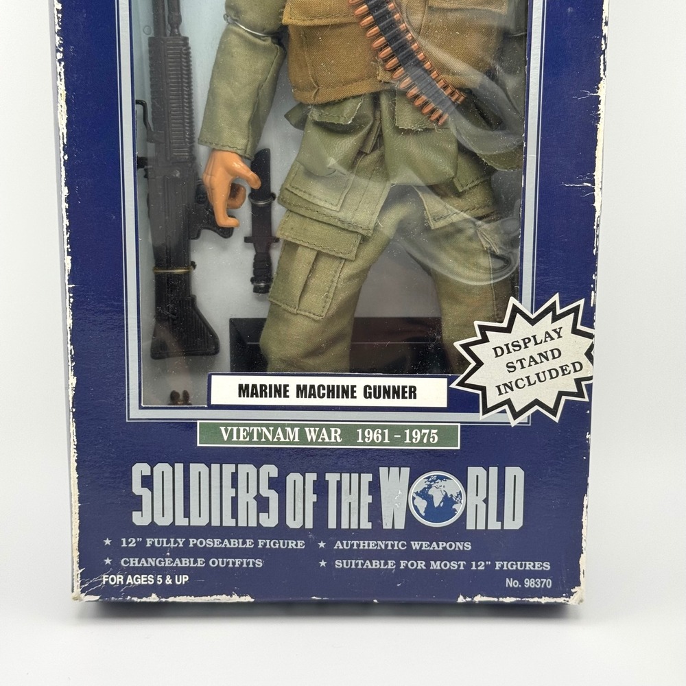 Vietnam War Marine Machine Gunner Soldiers Of The World 1998 Action Figure - Picture 8 of 9